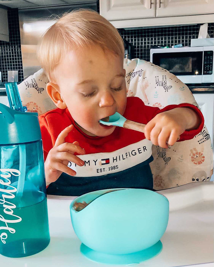 Dover Blue Soft Suction Silicone Baby & Toddler Set