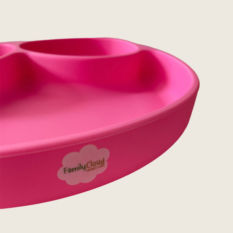 BPA Free Soft Suction Happy Plate