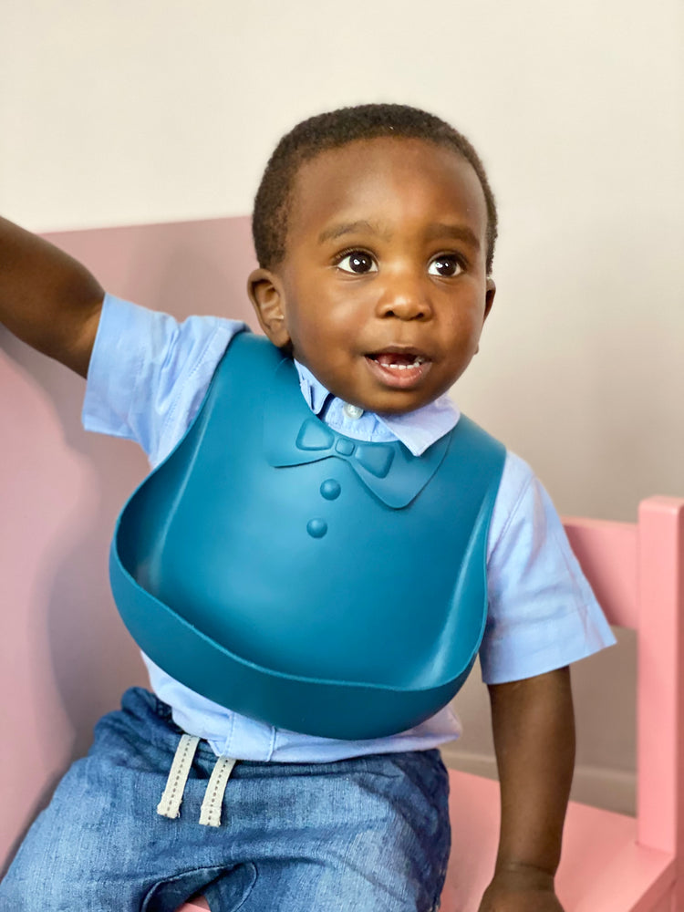 BPA Free Mealtime Teal Bib