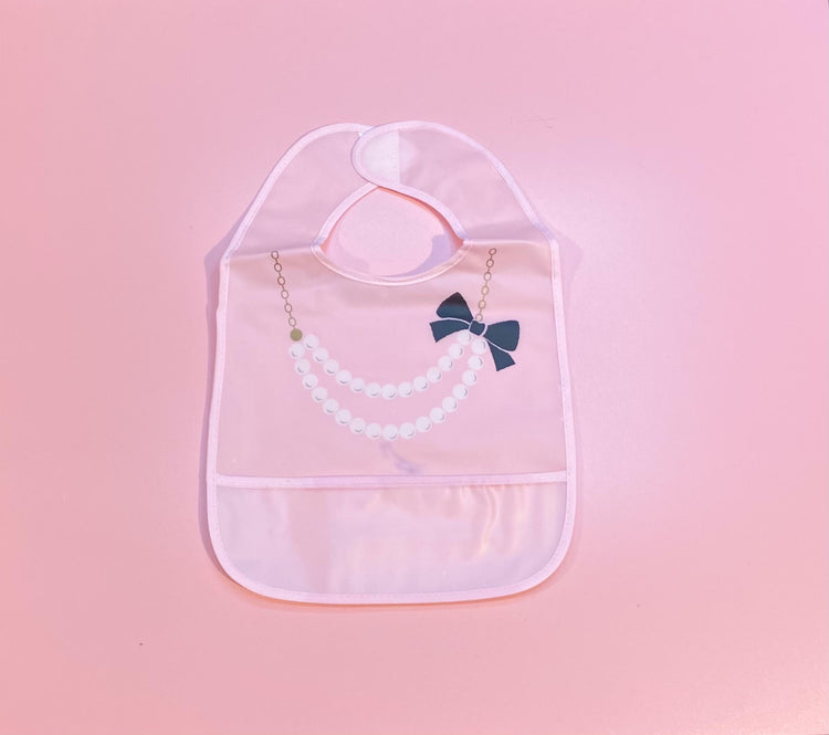 Baby & Toddler Waterproof Ballerina Pink Three Bibs